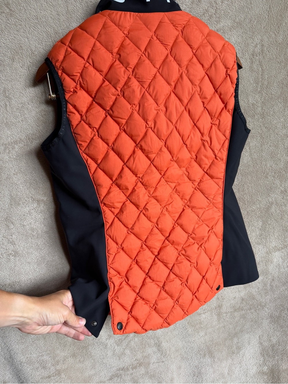 Vestrum Murcia Orange Quilted Women's equestrian riding Vest size L - Picture 5 of 15
